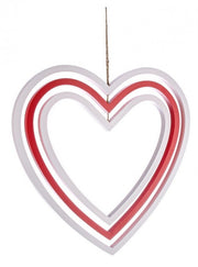 Pendiente Corazón Rojo 2x