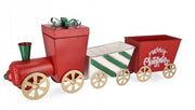 Decoración 2P Tren de Santa Claus 2x