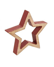 12x Estrella Forma Rojo S