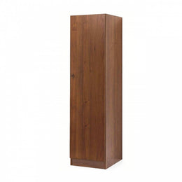 Armario modular para dormitorio con 1 puerta Nogal Antiguo Cm 45x60xH 180