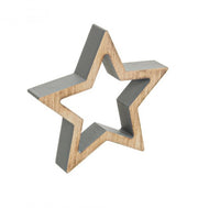 12x Forma Estrella Gris S