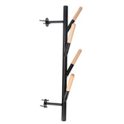 Percha metal negro 4 plazas cm19x18h63