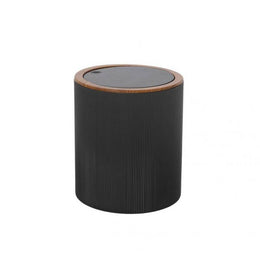 Cubo de Basura 5 Litros Serie London Negro.