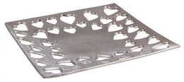 Vassoio Cathy Qu Cuore Alluminio 30x30