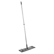 Scopa Telescopica Acciaio Inox Panno Microfibra Liscio - L. 44 x P. 1 x H. 135 cm