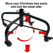 Base de árbol de metal con ruedas cm73