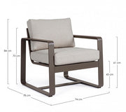 2x Poltrona C-C Merrigan Café Yk14