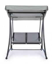 Mecedora biplaza acero Antracita GRELY 145x120x h185 cm