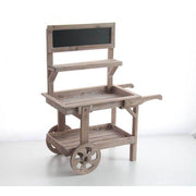 Cartro decorativo para decoraciones de ventanas con pizarra 87 x 47 x 109 H CM