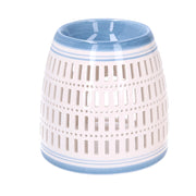 Quemador de esencias de cerámica azul redondo cmø12,6h12,6