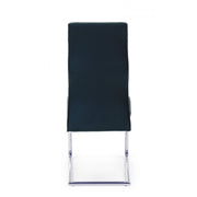 Silla de salón en ecopiel Negro THELMA 44x58x h104 cm