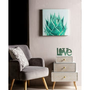 Sillón de salón vintage en terciopelo gris ADELINE 60x67x h79 cm