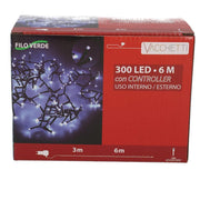 Controlador de luz de alambre 300 led multicolor cm600 al. uso externo fijo