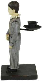 Portavelas infantil gris cy-0579 cm9x10h21