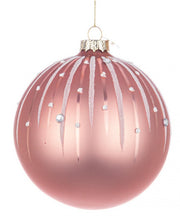 Lámpara de techo rosa opalino amada, 8x esfera, 100 cm de diámetro