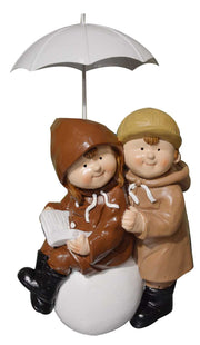 Niños bajo paraguas h33 bola ym-0936 cm. 21 x 19 h 33