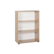 Librería de oficina con 3 estantes, color Sonoma, 72x34xh.109 cm