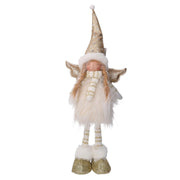 Ángel en tejido dorado cm21x12h46