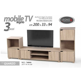 TV modular de muebles bajos TV Blendy Oak TV 200 x 33 x 94 H CM
