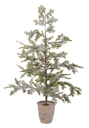 Pino Iceberg Innevato C-Vaso H120 - Árbol de Navidad Artificial Nevado - 120 cm de altura