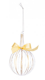 6x Esfera Vt Stripe Trasp Oro