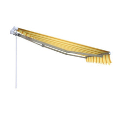 Toldo inclinación fija Beige y Ocre ITACA 250x200 cm