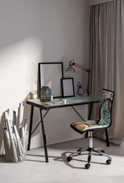 Silla de oficina Young Gulliver acero ecopiel