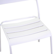 Silla Rovigo Aluminio Blanco