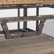 OFFICINA cómoda de acero y madera 129,5h cm