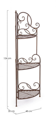 Mueble esquinero Melanie 3P marrón