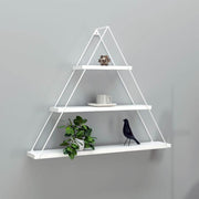 Estante triangular 3 estantes Moset blanco total MT191006