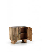 Aparador moderno étnico marrón multicolor cm 81 x 45 xh 75