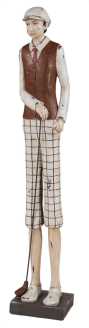 Estatua de jugador de golf jw-3740 cm. 15 x 13 h 76