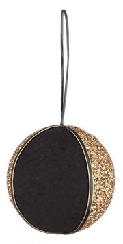 Lámpara de techo Sfera Barock Nero-Oro D100 6x