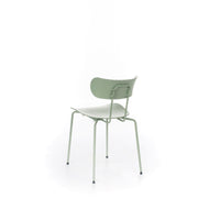 Silla de polipropileno con asiento verde