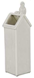 Jarrón casa de pájaros grande dc-1026 cm. 13 x 13 h 43