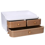 Joyero de madera marrón cm24x20,5h13,5