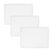 Juego de paños de cocina 3 piezas amelie blanco cm50x70