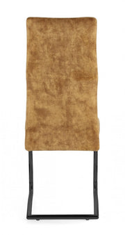 4x Silla Thelma Terciopelo Amarillo