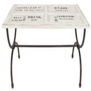 Tablero blanco con escritura 78,5 x 160 xh 76 cm