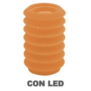 Farol vela led fuente naranja cmø13,5h20