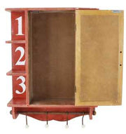 Mueble alto rojo ea-6271 cm. 46 x 17,5 horas 61