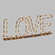 LOVE Cobre Marrón Micro LED 36cm Blanco cálido
