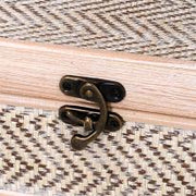 Caja madera blanqueada rectangular 1-2 cm30x20h14