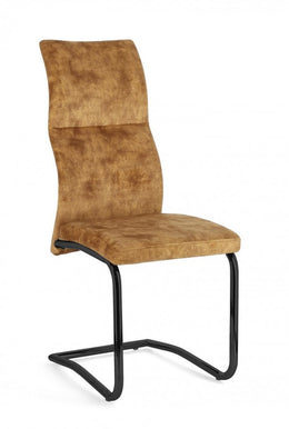 4x Silla Thelma Terciopelo Amarillo