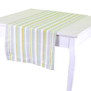 Tapete raya verde tinto en filo cm50x150