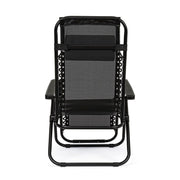 Tumbona Martin negra para exterior