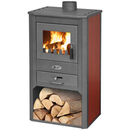 Estufa de madera de Burdeos 49 x 46 x 93 H CM