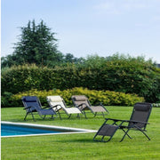 Tumbona Martin gris para exterior