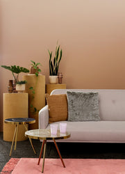 Alfombra en viscosa estilo étnico Coral Red BELICE 160x230 cm